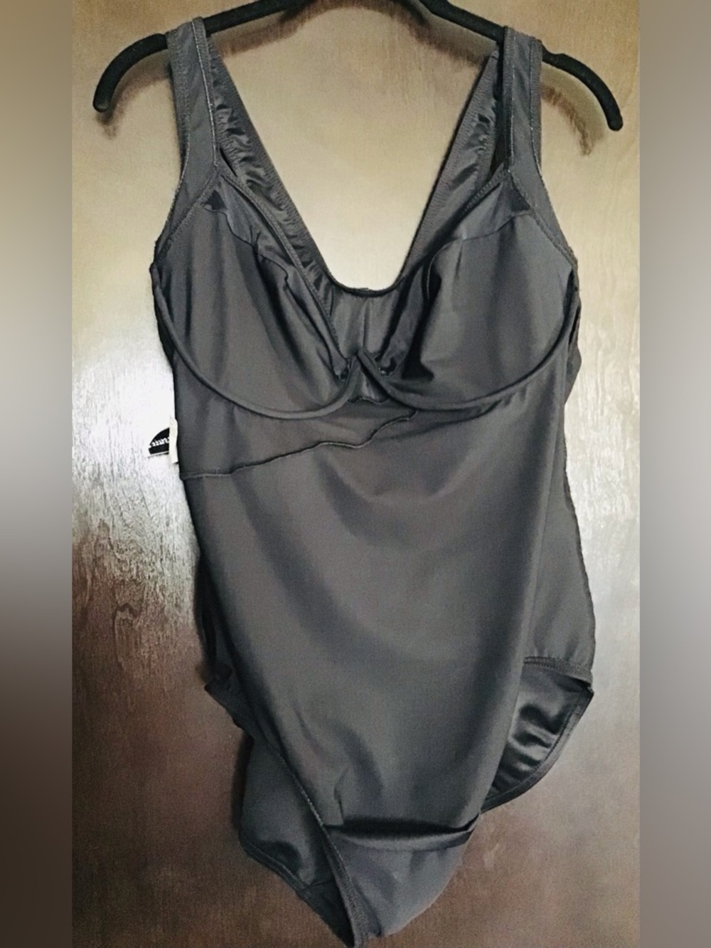 Miraclesuit Black One-Piece Swimsuit with Draped Front - Picture 3 of 5